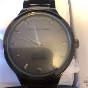 Geoffrey Benne black diamond watch